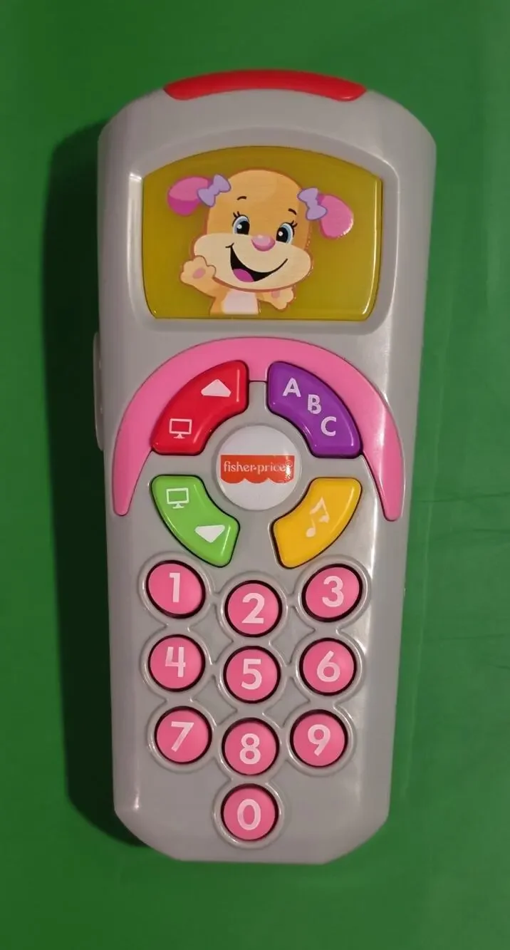Fisher-Price Laugh & Learn Sis’ Remote Pink Musical Learning Toy ABC Tested